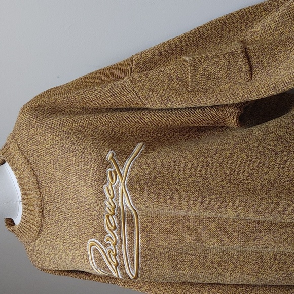 Davoucci New York Other - Vintage Davoucci Men's Mustard Signature Crew Neck Sweater XL